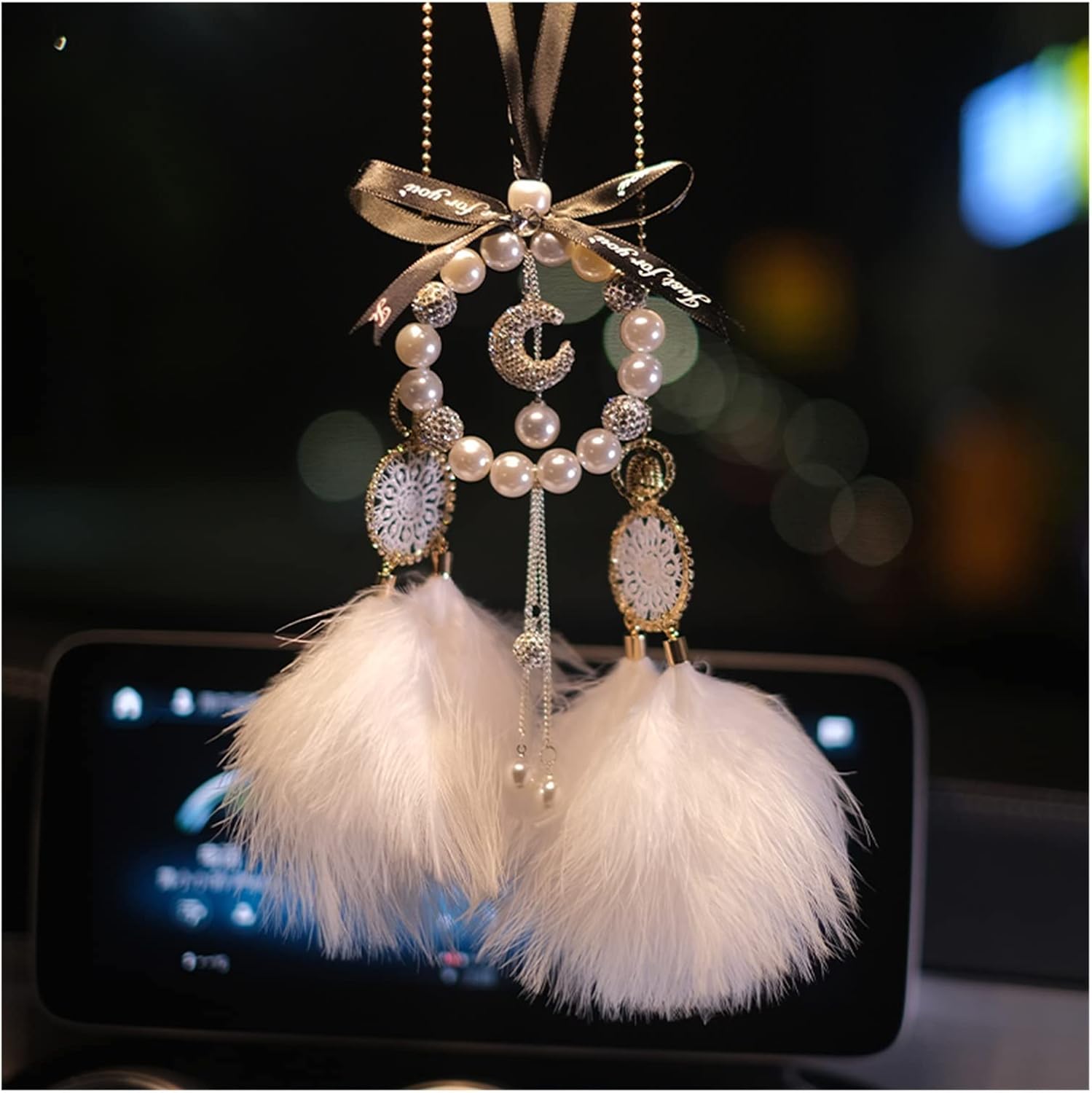 Car Interior Good Luck Pendant Car Interior Charm Car Rearview Mirror Charm Christmas Gift Car Charm Charm Decorations (Color : 11#)