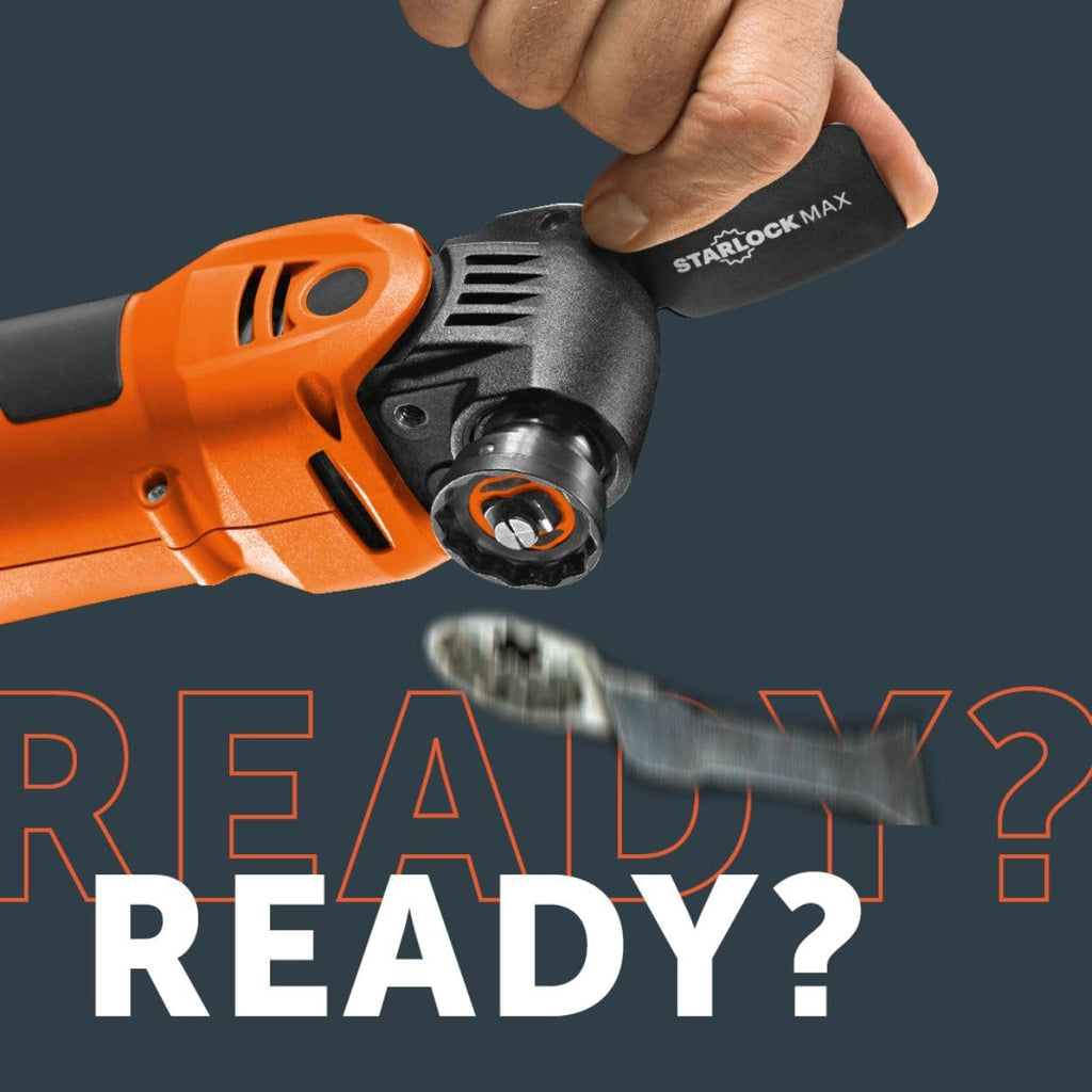 Fein Cordless MultiMaster AMM 500 Plus AS for Interior Construction and Renovation - Starlock Plus Mount, QuickIn System, AMPShare/Bosch 18V Battery Compatible - 71293862090