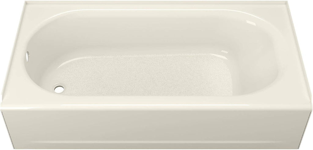 American Standard 2390202.222 Princeton 60 in. x 30 in. Americast Apron-Front Bathtub with Left Hand Drain, Linen