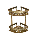 Antique Brass Bathroom Accessories - Wall-Mounted Towel Bar, Cup Holders, Hairdryer Rack, Tissue Roll & Soap Dish(Abs-001-1)