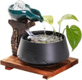 Tabletop Water Fountains Indoor Tabletop Fountain Decor Decor(Blue)