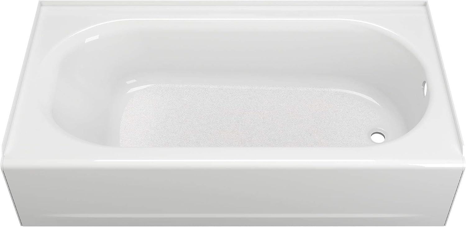 American Standard 2395202.020 Princeton Americast 60 x 34-Inch Integral Apron Bathtub Right-Hand Outlet with Luxury Ledge, White