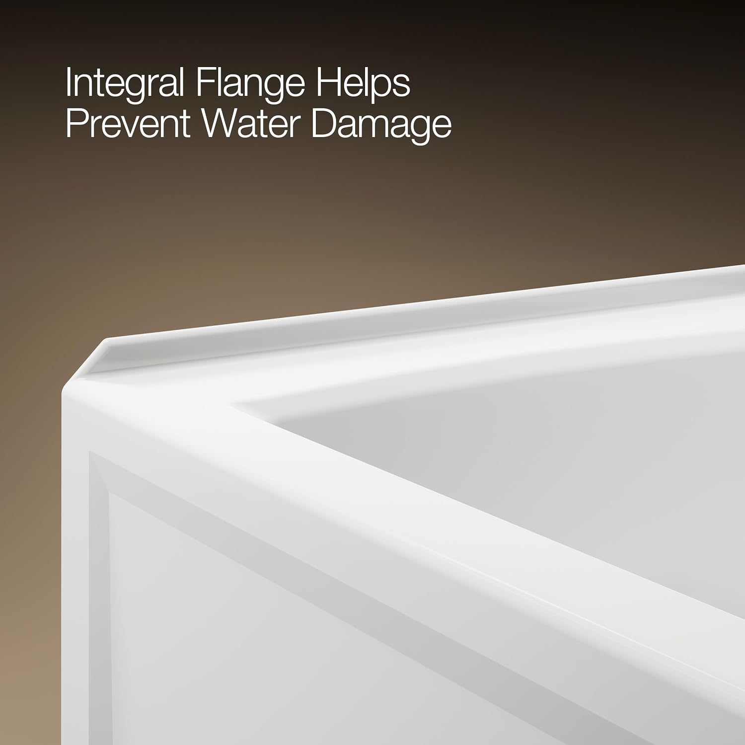 Kohler 1948-RA-0 Archer® 66' x 32' alcove bath, right drain, White