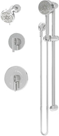 Dia HydroMersion Double Handle Shower Trim Kit with Hand Spray (Valve Not Included)