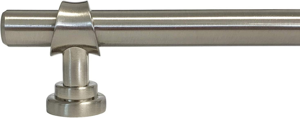 Satin Nickel Kitchen Cupboard Furniture Cabinet Hardware Drawer Dresser Bar Handles Pulls Knobs (25 Pack, Pull 128MM)