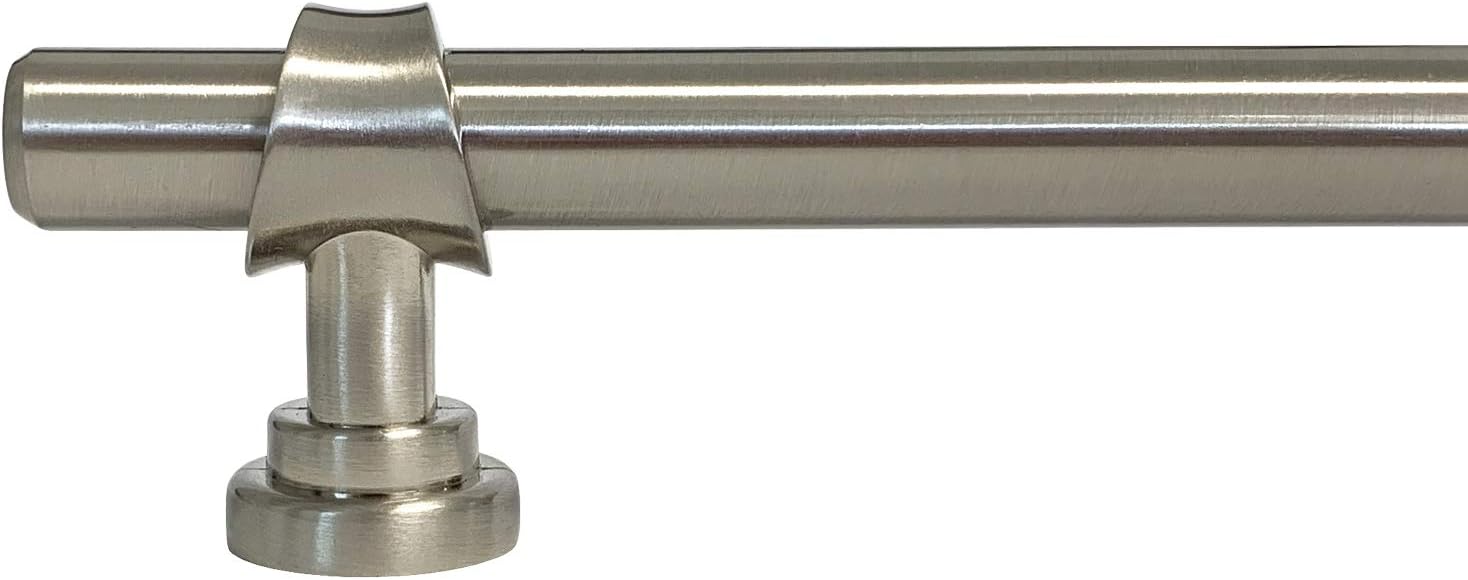 Satin Nickel Kitchen Cupboard Furniture Cabinet Hardware Drawer Dresser Bar Handles Pulls Knobs (25 Pack, Pull 128MM)