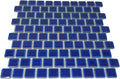 Tenedos PL-110 Viaggio Royal Blue 1x1 Porcelain Pool Mosaic Tile for Wall Floor Kitchen Backsplash Bathroom Shower Accent Durable Water Resistant (10 Sheets)