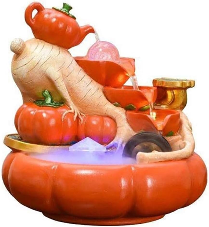 Tabletop Tabletop Fountain Indoor Waterfall Relaxation Ornament Crafts for Office Home Decor