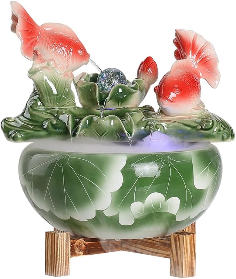 GUERNSEY Tabletop Fountain Tabletop Fountains Creative Water Flowing Office Desktop Fountain Home Desktop Decoration Ornaments Indoor Water Circulation Ornaments Indoor Fountain