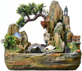 HIHELO Desktop Fountain Tabletop Fountain Rockery Table Top Fountain Home Decoration Ornaments for Home, Living Room, Study Room, Office Water Fountain Outdoor (Color : Without Nebulizer)