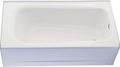 American Standard 2460002.020 Cambridge Apron-Front Americast Soaking Bathtub Left Hand Drain,60 x 32 In, White, 50-60 gal