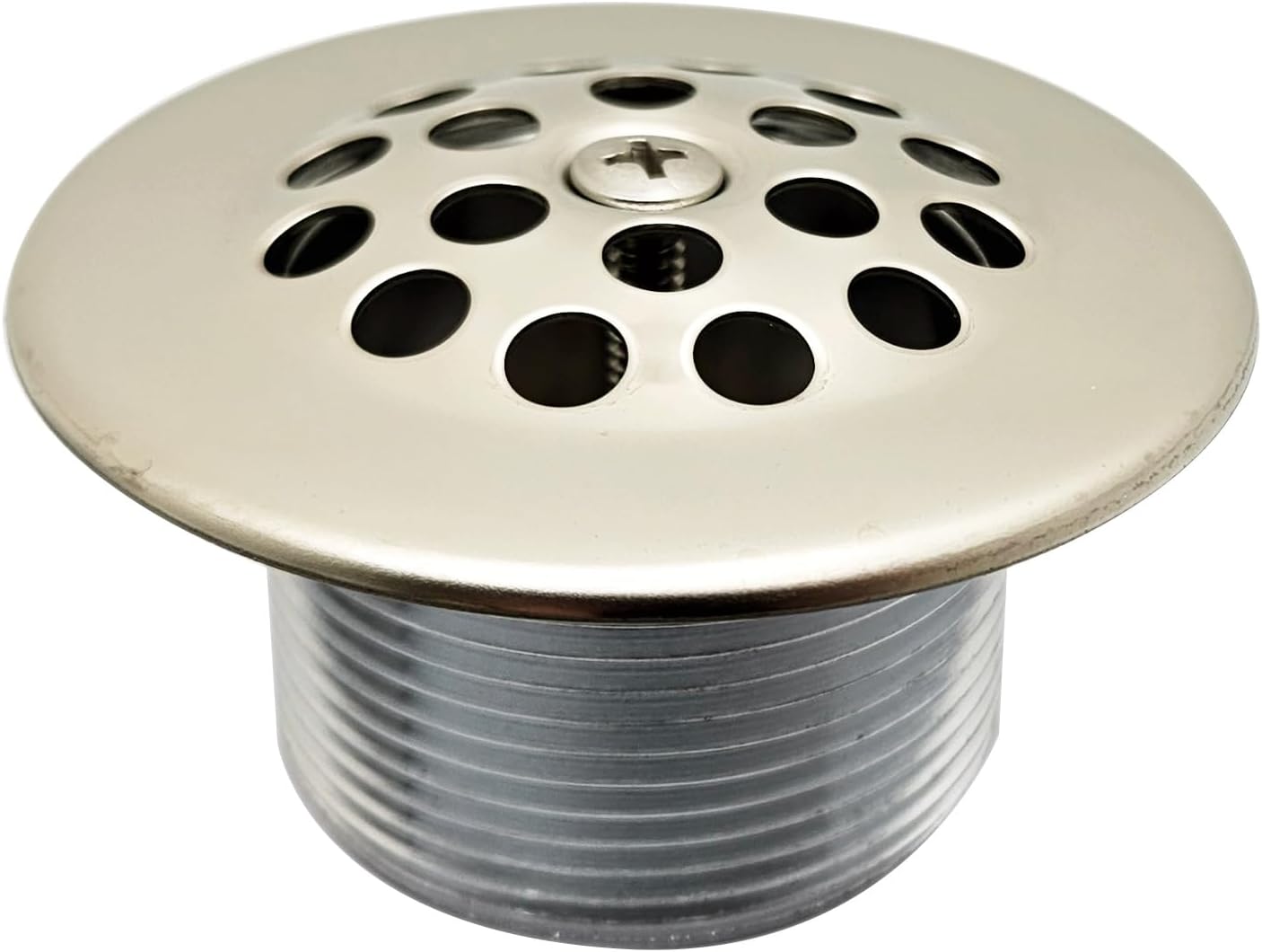 Westbrass A323-05 14' Bath Waste & Overflow Assembly with Trip Lever and Beehive Strainer Grid Drain, Polished Nickel