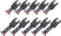 10 Pack Japanese Tooth Saw Blades Extra-Long Oscillating Multitool Blades Kit for Genuine for OEM Replacement