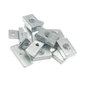 10/50pcs Square Nuts - Zinc Plated Carbon Steel Rectangular Nuts for Aluminum Profiles M3 M4 M5 M6 M8(M8x25x15x5 50pcs)