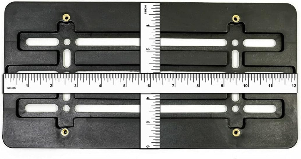 30 Universal License Plate Tag Holder Mount Mounting Relocator Adapter for Front Bumper Kit Brackets AUTO CAR Truck (Each with 2 Screws + 4 Bolts & 4 Built in Nuts) Soporte de matrícula (30)