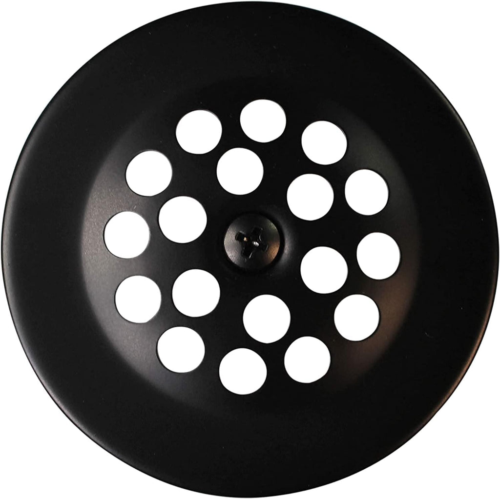 Westbrass 592244-4-12 14' White Poly Tubular Bath Waste & Overflow Assembly with Trip Lever and Strainer Grid Drain Cover, 4-Pack, Oil Rubbed Bronze, 4 Count