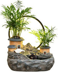 Tabletop Tabletop Fountain Rockery and Water Earthen Building Ornaments for Home Decor Decor
