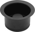 Westbrass D2082-50-62 3-1/2' Extra-Deep Collar Kitchen Sink Waste Disposal Flange & Stopper, 50-Pack, Matte Black, 50 Count