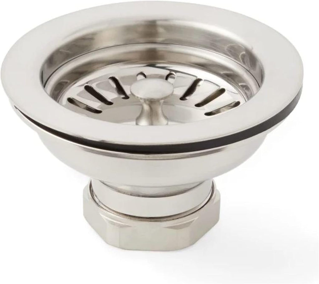 Signature Hardware 446633 3-1/2' Basket Strainer - Stainless Steel