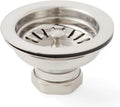 Signature Hardware 446633 3-1/2' Basket Strainer - Stainless Steel