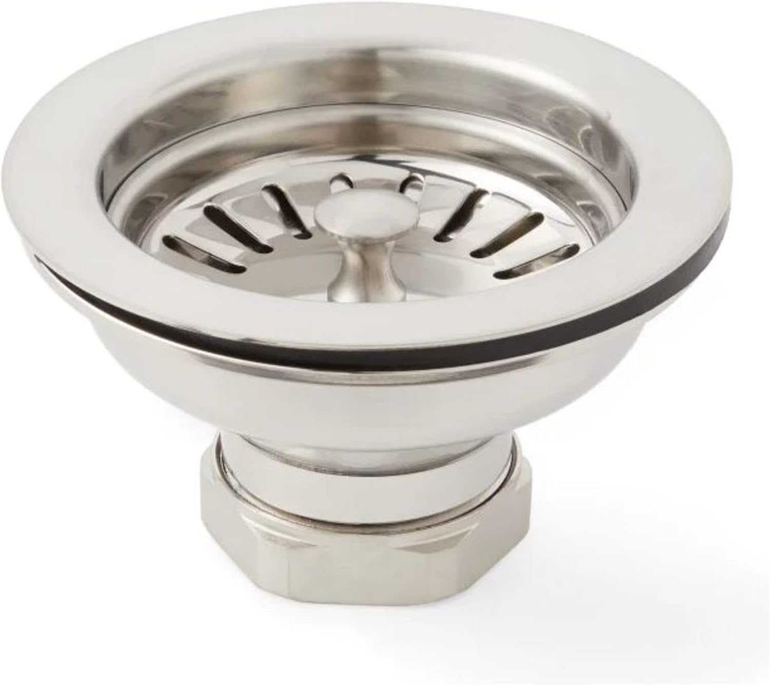 Signature Hardware 446633 3-1/2' Basket Strainer - Stainless Steel