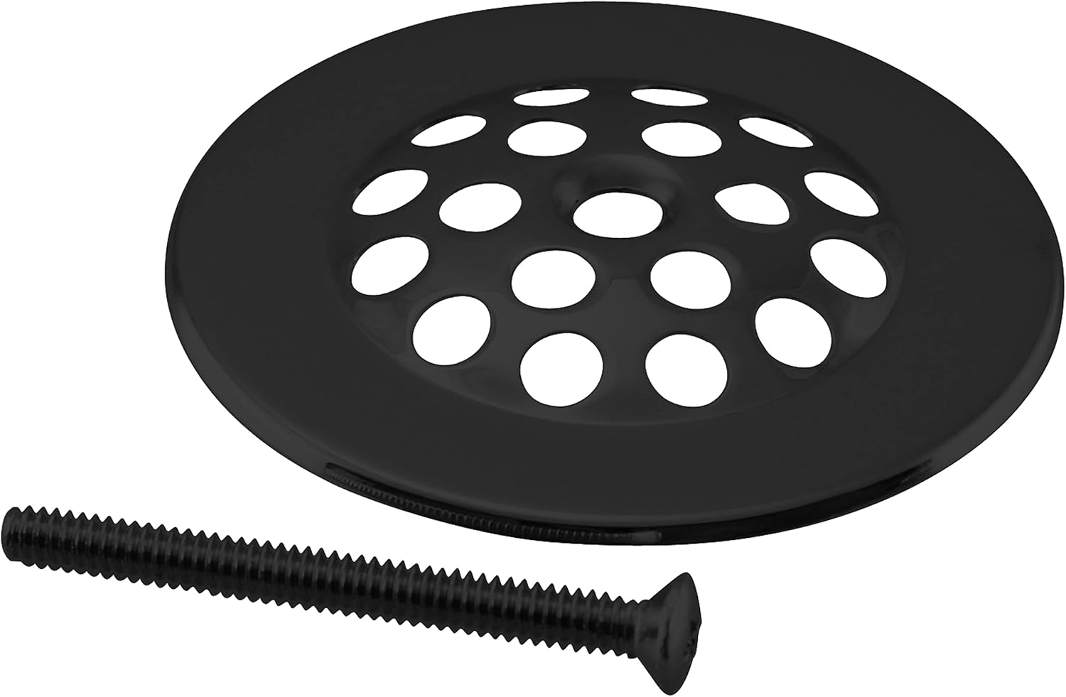 Westbrass R92-36-62 3-1/8' Trip Lever Bathtub and Shower Drain Kit with 2-Hole Overflow Faceplate, Matte Black (36-Pack)