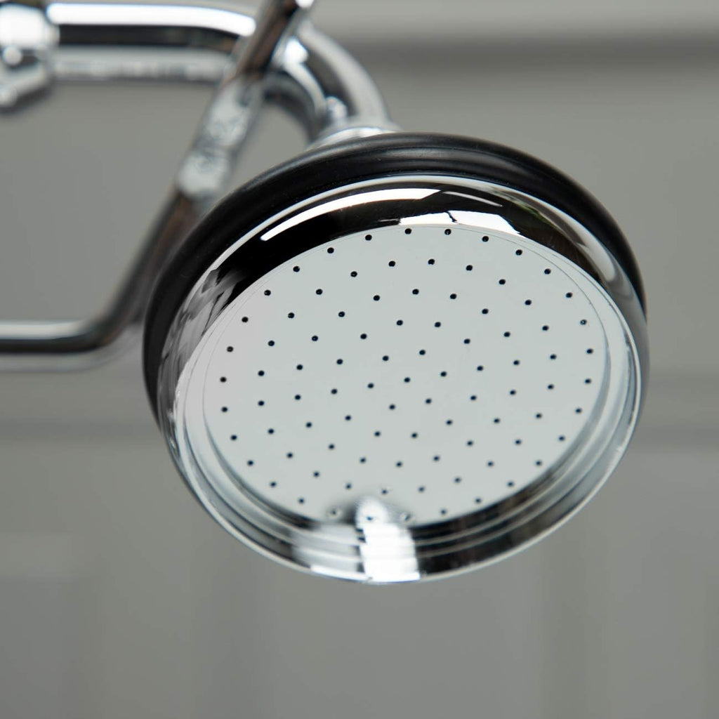 Vintage Tub & Bath Clawfoot Tub Rim Mount Faucet Set with Lift and Turn Drain