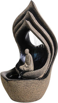 GLigeT Tabletop Fountain Chinese Style Flowing Water Decoration, Home, Office, Living Room, Porch, Desktop Decoration, Fountain Landscape Water Fountain Decor