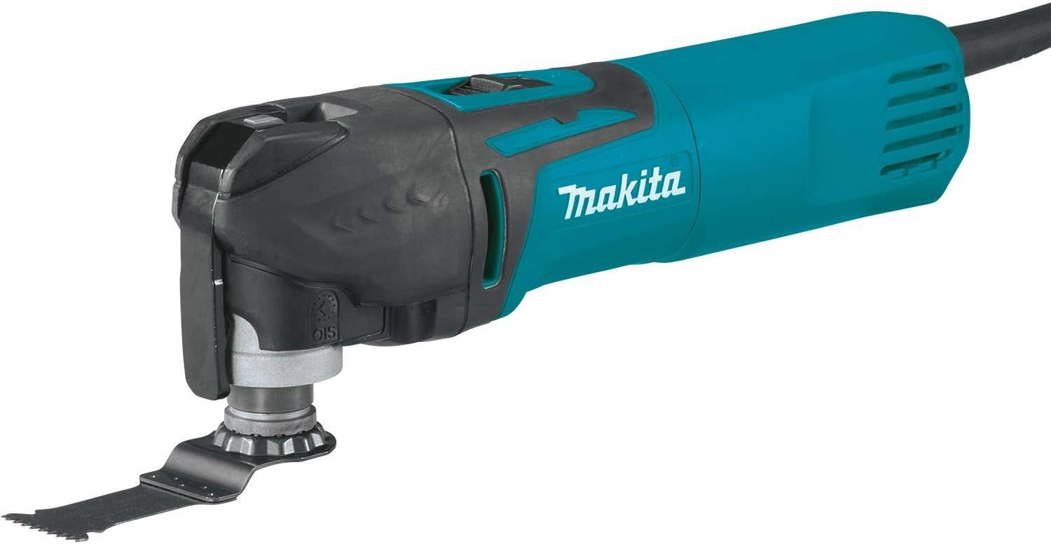 Makita TM3010CX1-R 120V 3 Amp Variable Speed Corded Oscillating Multi-Tool Kit (Renewed)