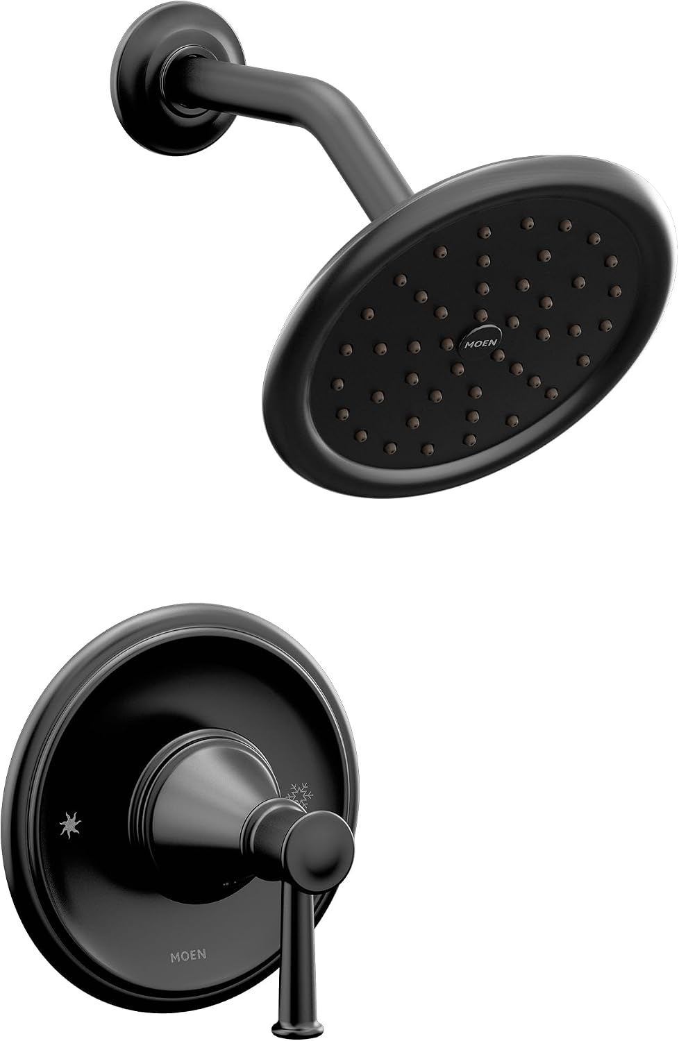 Moen T2312EPBLBelfield Posi-Temp Shower Trim Kit with Eco-Performance Showerhead, Valve Required