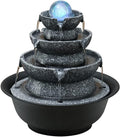 GUERNSEY Tabletop Fountain Desktop Circulating Water Fountain Office Living Room Decoration Decoration Comfortable Desktop Fountain Indoor Fountain