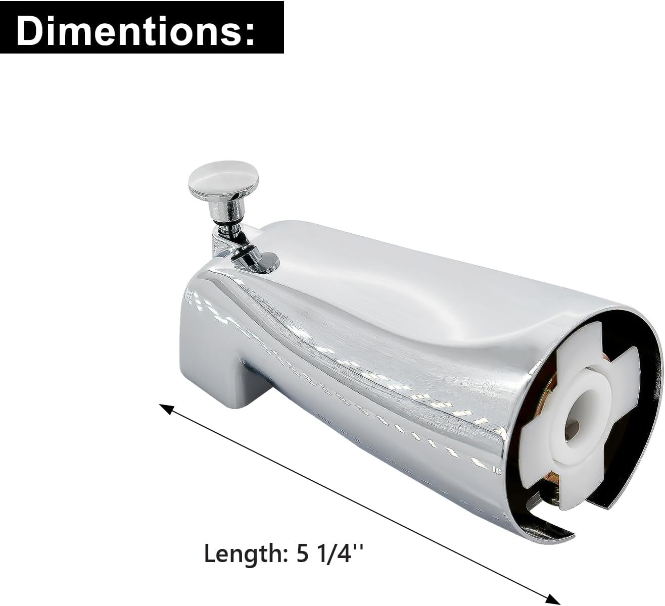 Tearel Replacement for Moen Posi Temp Shower Valve and Trim Kit, Complete Set for Tub and Shower Faucet, Includes Valve Body, Handle, Escutcheon Plate, Tub Spout, Chrome