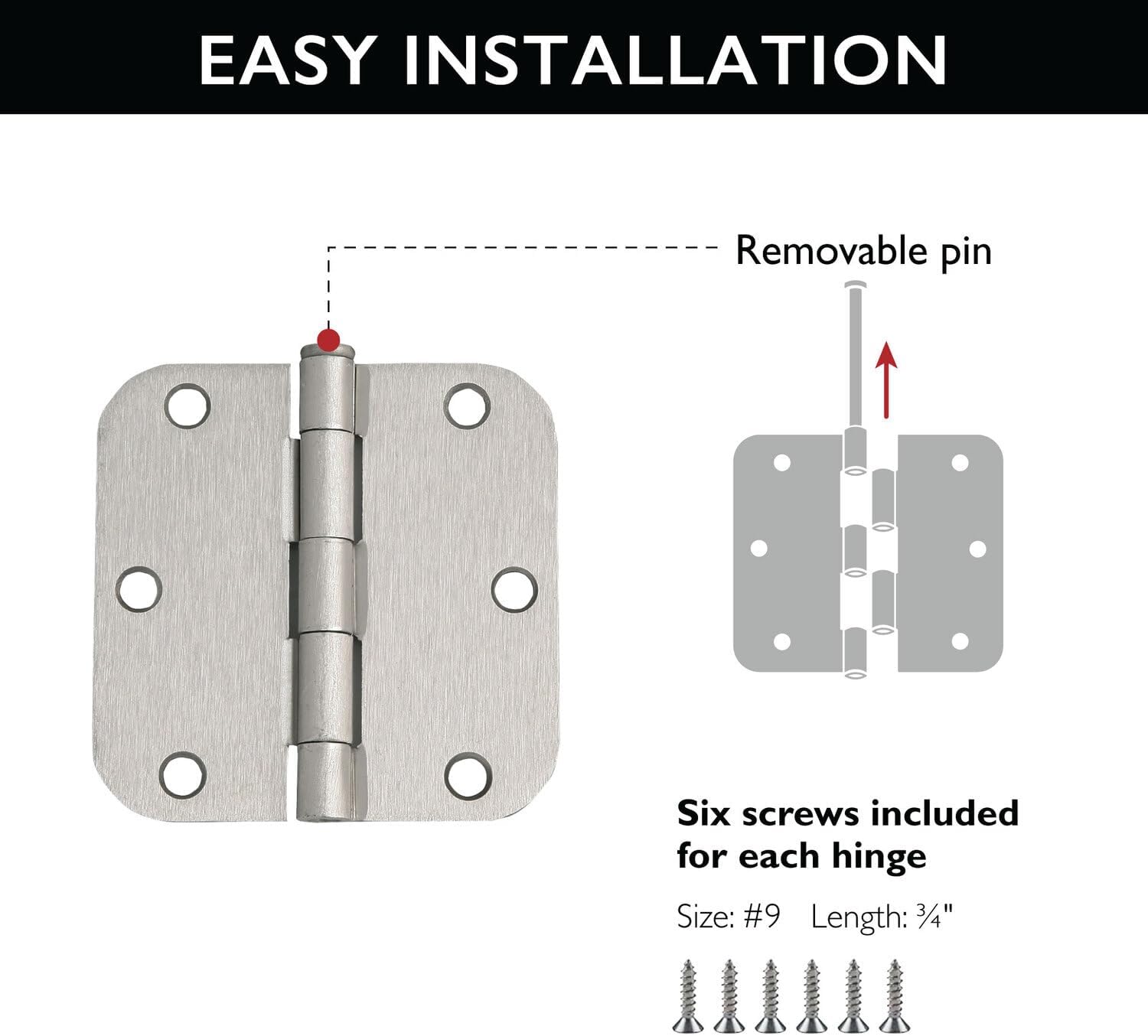 HomeStock Bathroom Hardware Set - 4 Piece Polished Chrome Accessory Kit