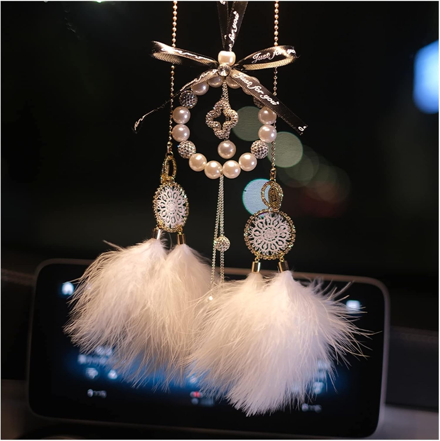 Car Interior Good Luck Pendant Car Interior Charm Car Rearview Mirror Charm Christmas Gift Car Charm Charm Decorations (Color : 10#)
