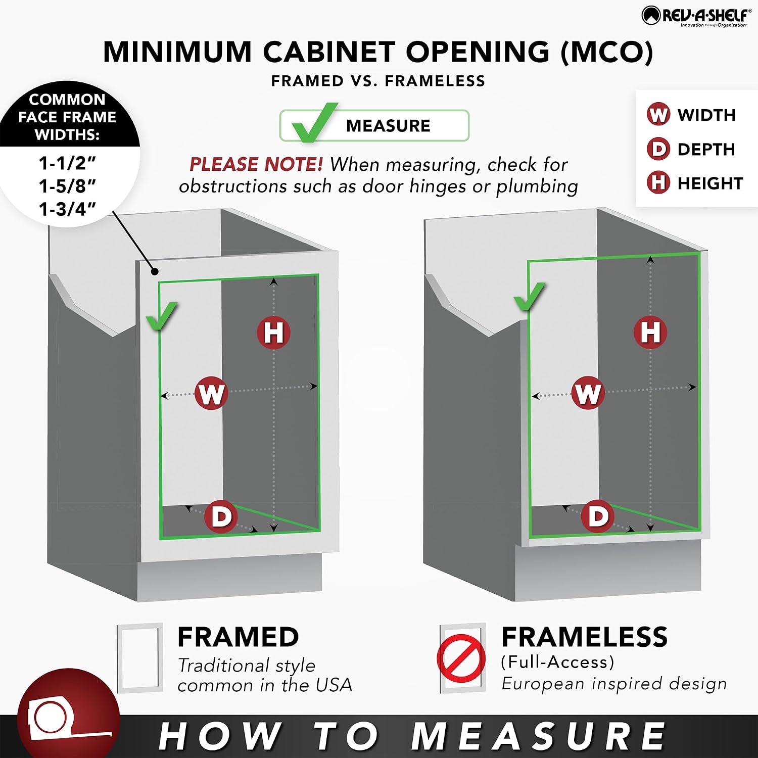Rev-A-Shelf 50 Qt Bottom Mount Double Pullout Under Cabinet Kitchen Trash Cans w/Soft-Close & 1 Lid for Base Cabinets, Min Opening Width of 18', Silver, 4WCSC-2150DM-2