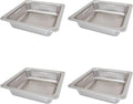 GSW Stainless Steel Floor Sink Drain Strainer 10'W x 10'L x 3'H - Perfect for Restaurant, Bar, Buffet (3' H SS x 4)