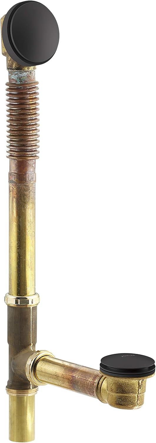 Clearflo Brass Toe Tap Bath Drain