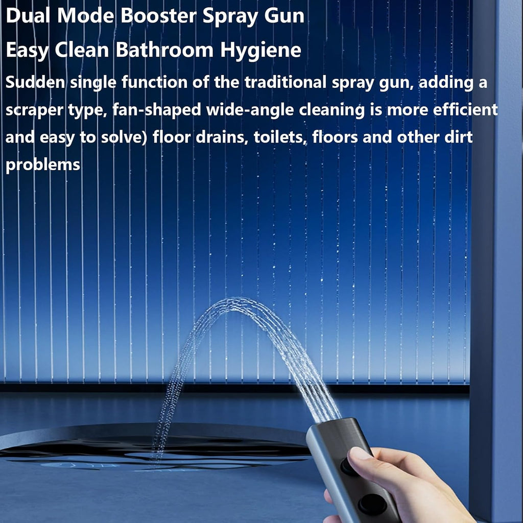 Shower set with smart constant temperature, shower set with LED digital display, shower set with hidden drain, with air booster, piano keys, four-speed square spray, suitable for bathrooms ( Color : W