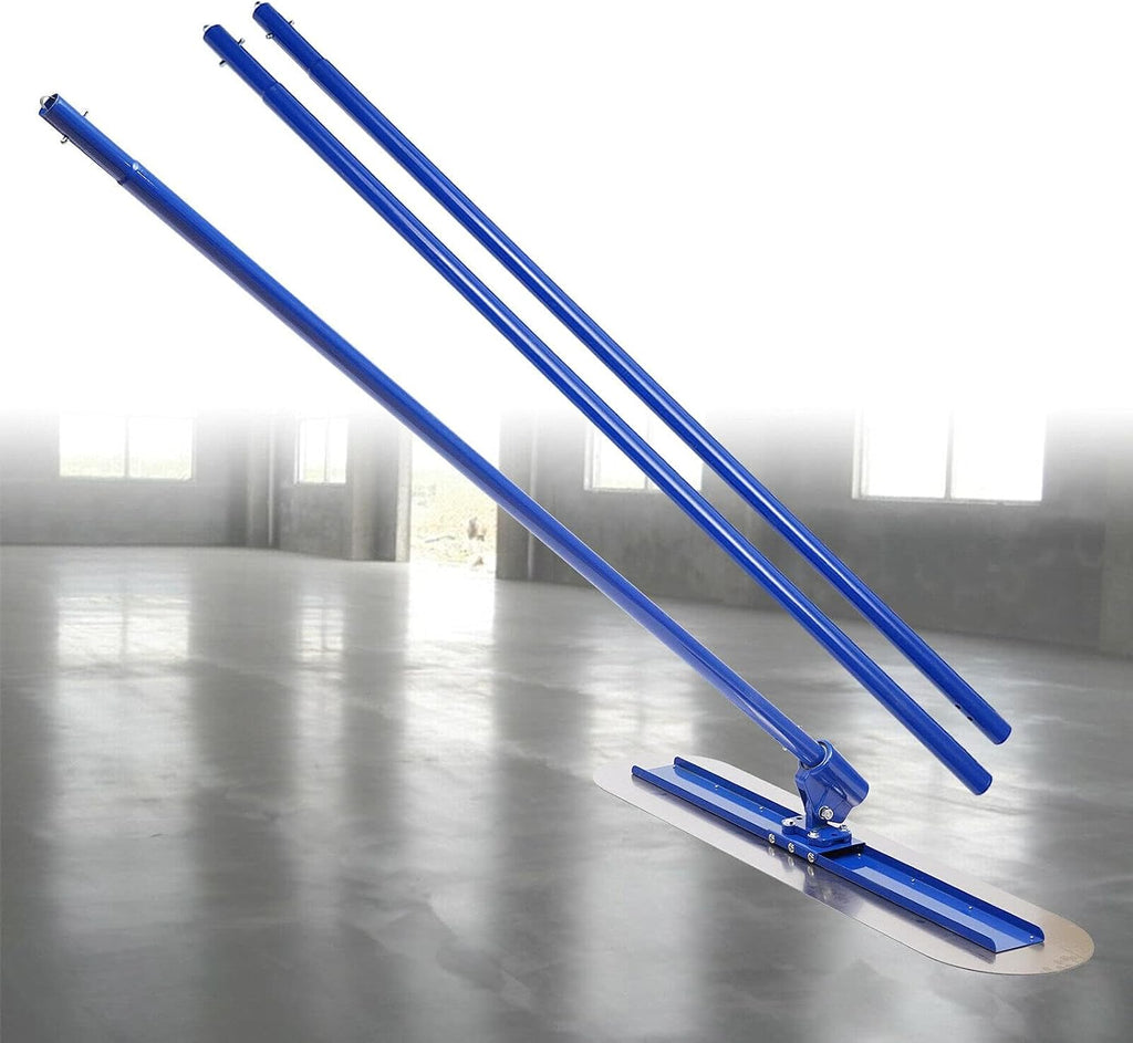 Bull Float Concrete Float 48 x 8' Concrete Trowel Finishing Concrete Finishing Trowel Kit Bull Float Concrete Tools Cement Tool with Mopping Board and 3 Long Handle