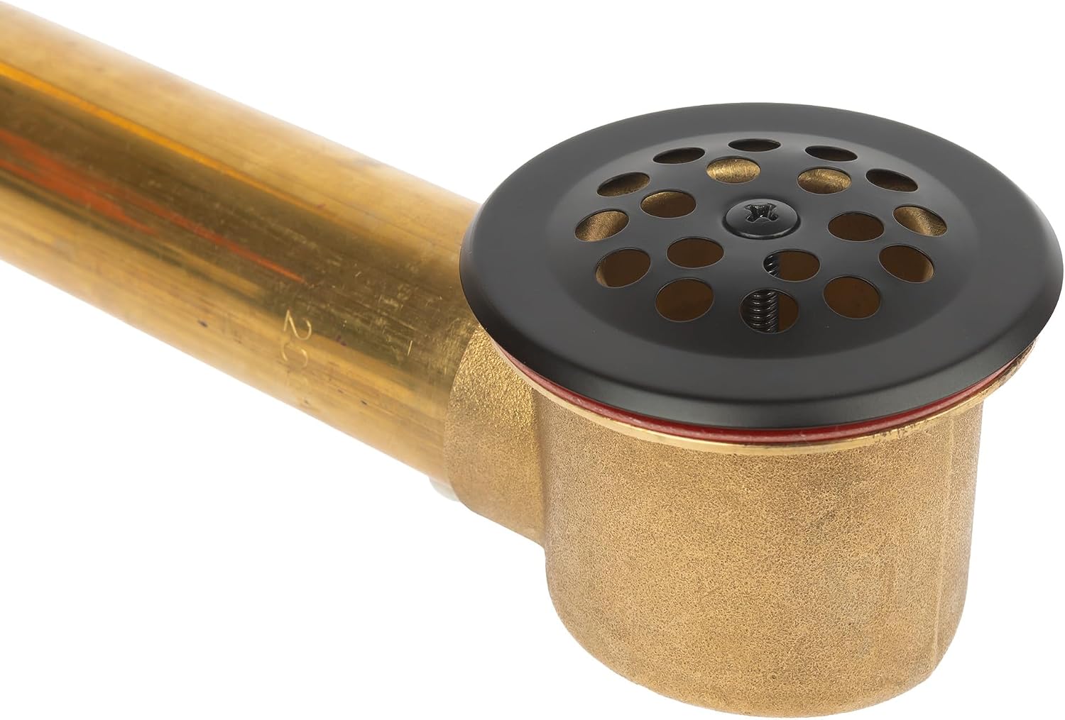 Fine Fixtures Bathtub Shower Drain - 20 Gauge Brass Tubing, Trip Lever Overflow Assembly Tub Drain Kit - Matte Black