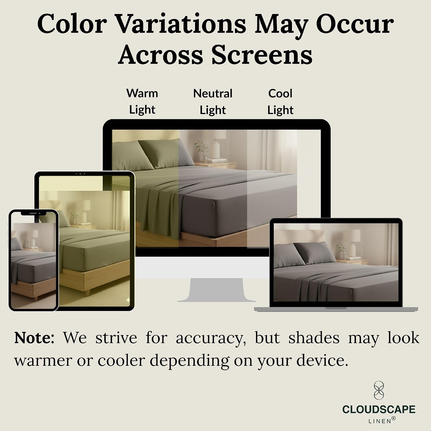 CLOUDSCAPE 100% Egyptian Cotton Sheets Twin XL Size, 3 Pieces Breathable and Naturally Cooling Bedding Set, Long-Staple Cotton for Ultra Soft, Deep Pocket Fitted up to 16', Charcoal