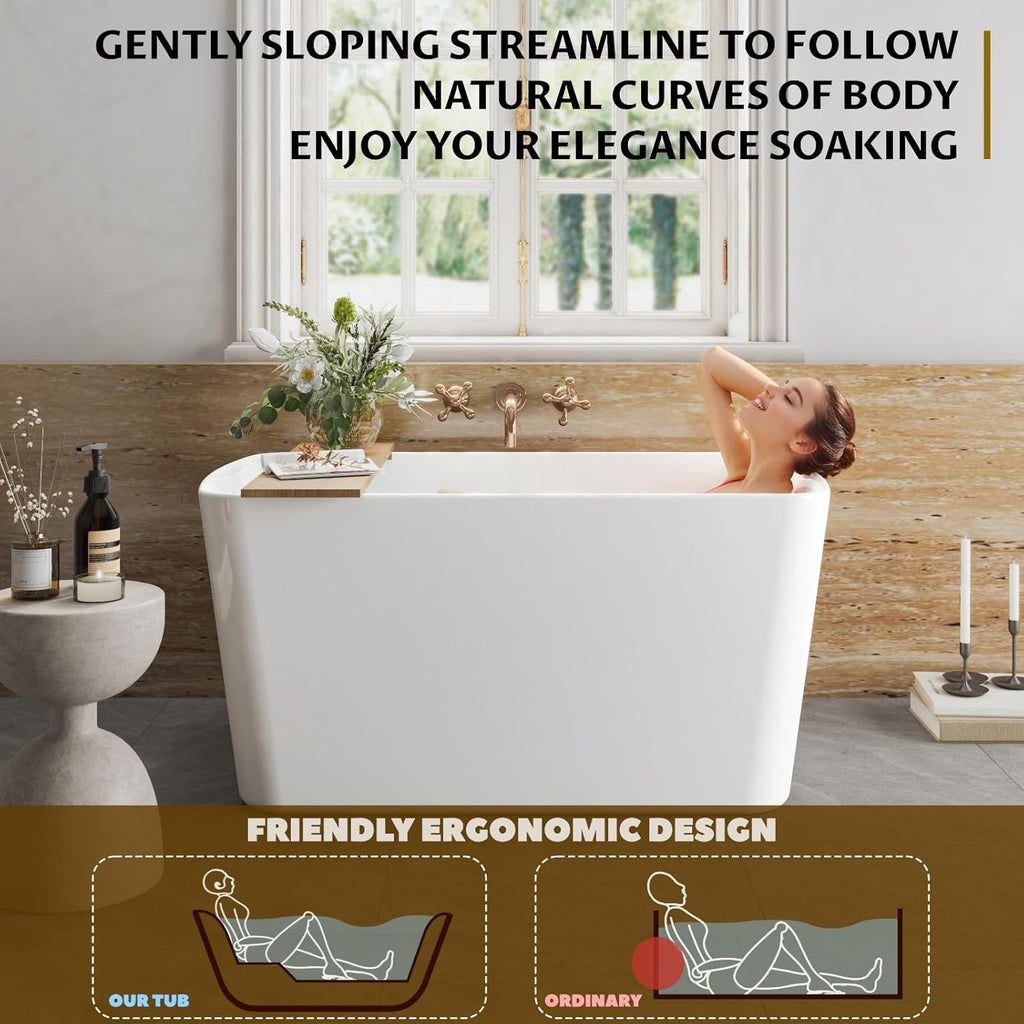 59 Inch Freestanding Bathtub