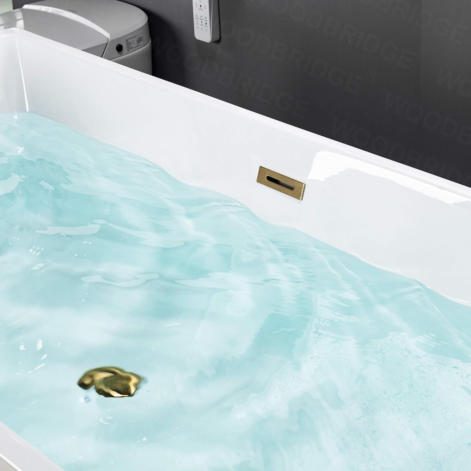 WOODBRIDGE B0003-BG-Drain &O Bathtub, White