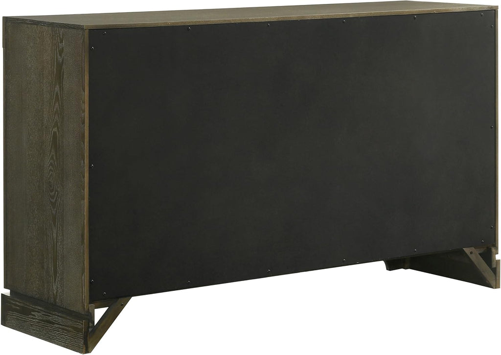 Coaster Home Furnishings Gran Park Modern Classic 4-Piece Bedroom Set Queen Size Canopy Bed Frame 80-inch Headboard Dark Cocoa 224931Q-S4