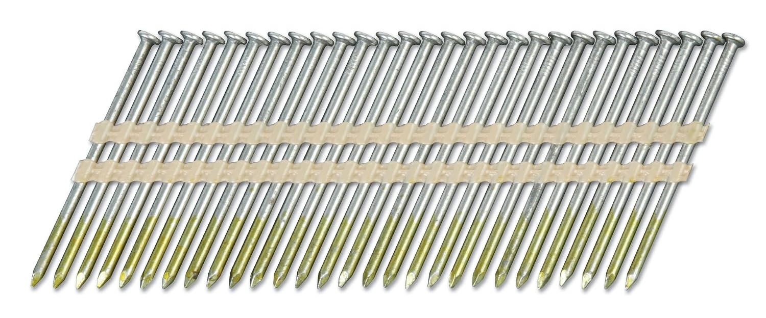 Metabo HPT Framing Nails | 3 in. x .131 | 21 Degree | Full Round Head | Smooth Shank | Bright Basic | Plastic Strip | 4,000 Count | 10110HPT