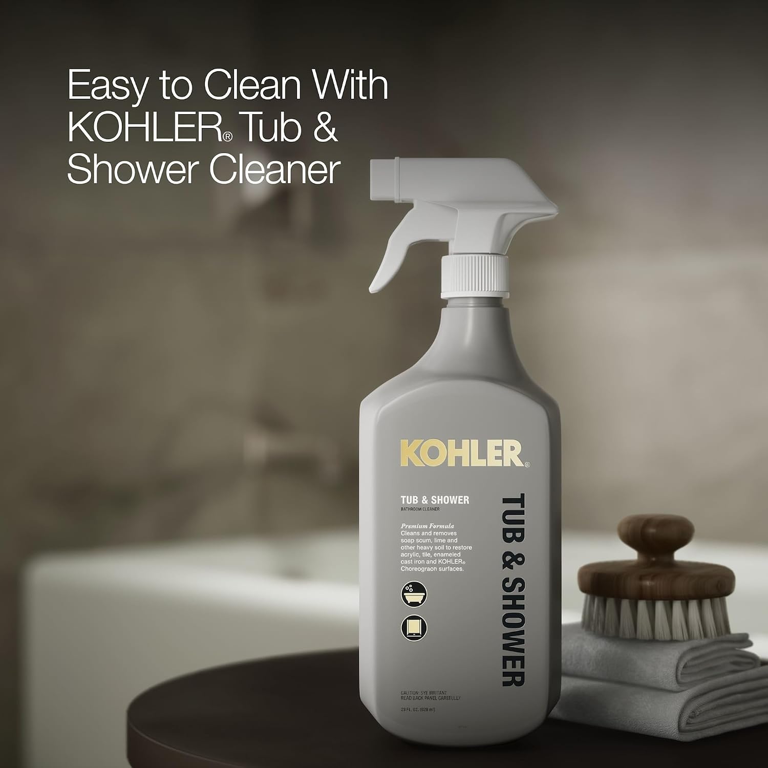 Kohler K-26069 Irvine 60' x 32' Cast Iron Alcove Bath with Integral Apron and Left Drain - White