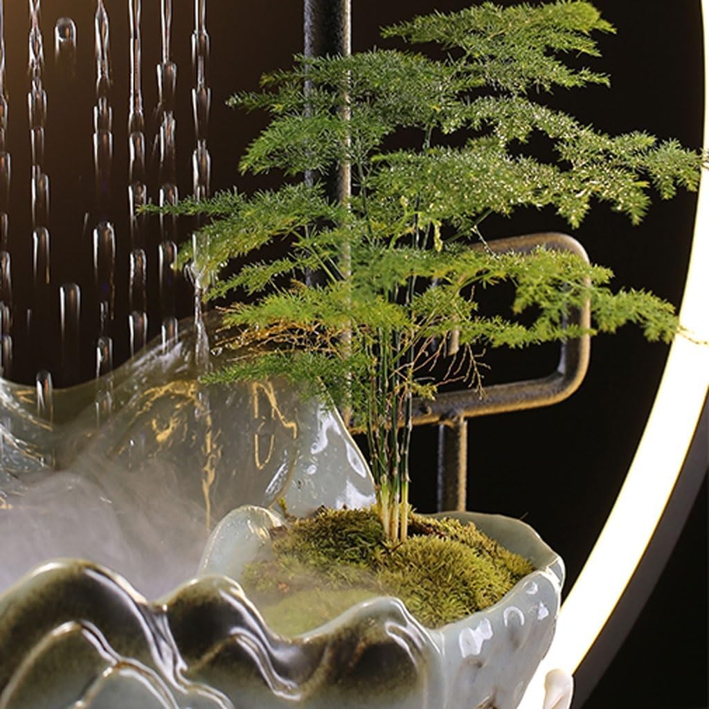 GUERNSEY Tabletop Fountain Tabletop Fountains Creative Water Fountain Ornaments Home Living Room Desktop Decoration Fountain Indoor Waterfall Feature Indoor Fountain