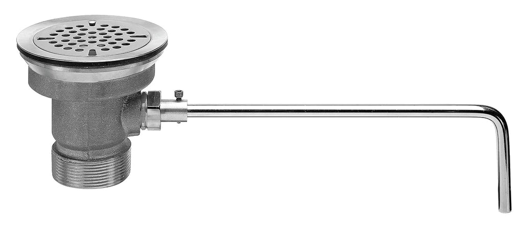 Fisher 22209 DrainKing Waste Valve, with Flat Strainer, 12 GPM Drain Rate