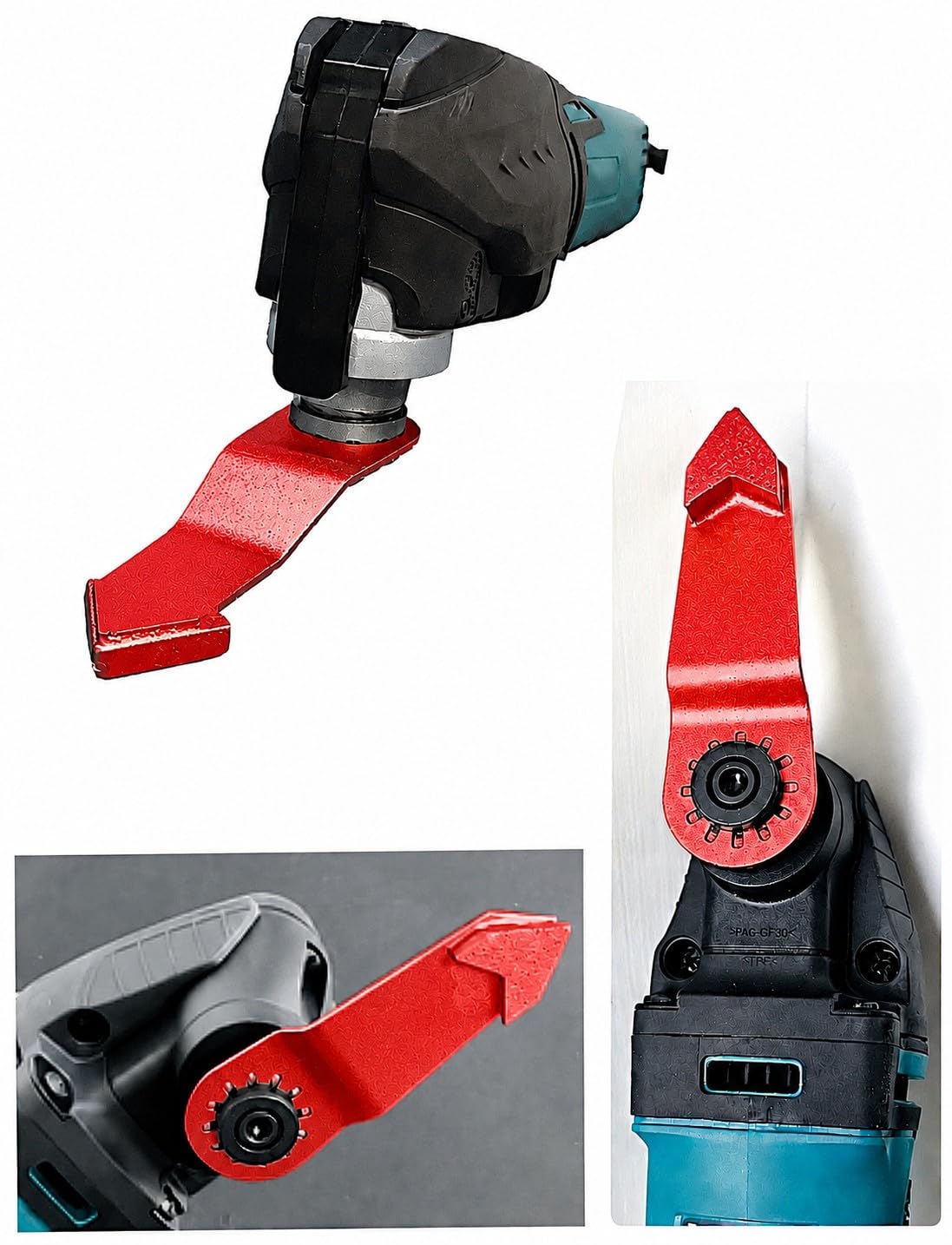 3 Pack Arrow Segment Grinding Oscillating Floor Corner Tool Attachment for Removal Epoxy Mastic Thinset Glue Stucco Tough Concrete Coating 16 grit