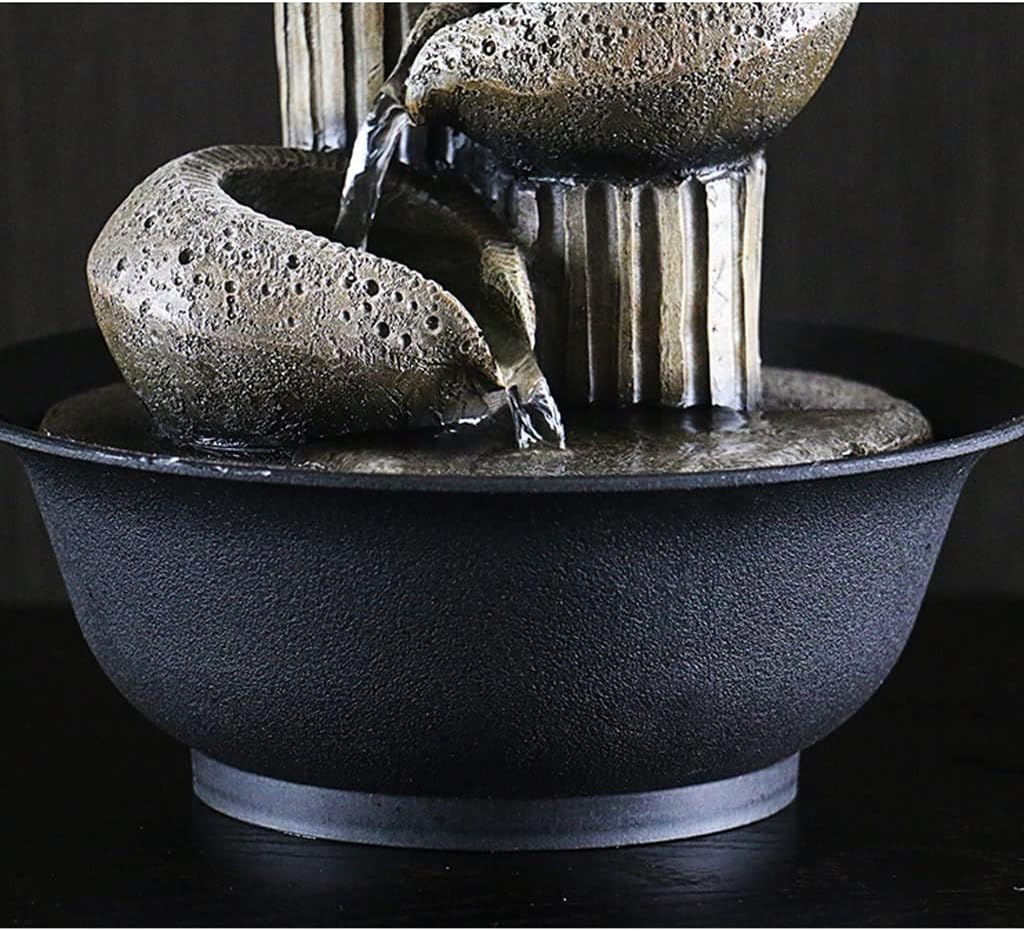 Tabletop Fountain Simple Indoor Water Fountain Living Room Study Creative Desktop Decoration Feng Shui Ball Office Feng Shui Wheel Decorations Water Fountain Decor